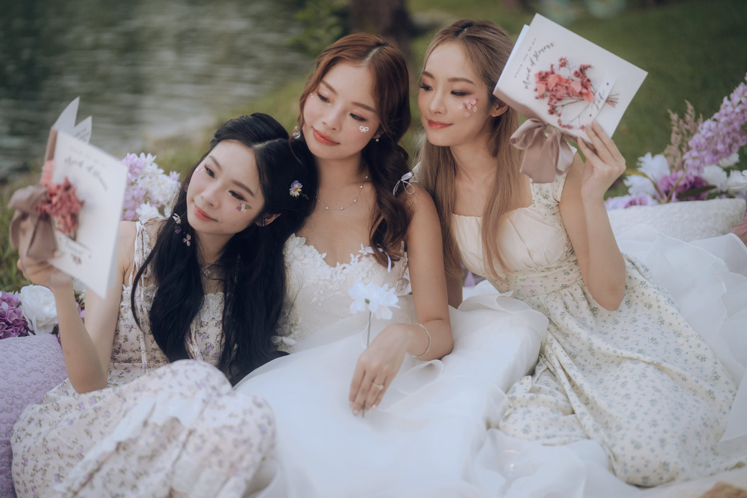PowderPuffed bridal makeup package in collaboration with WeddingCrafters, offering wedding gown rental, professional bridal makeup and hairstyling services in Singapore.