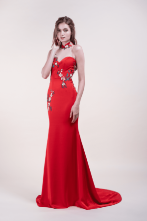 Kei-affordable Wedding Cheongsam for rent in Singapore