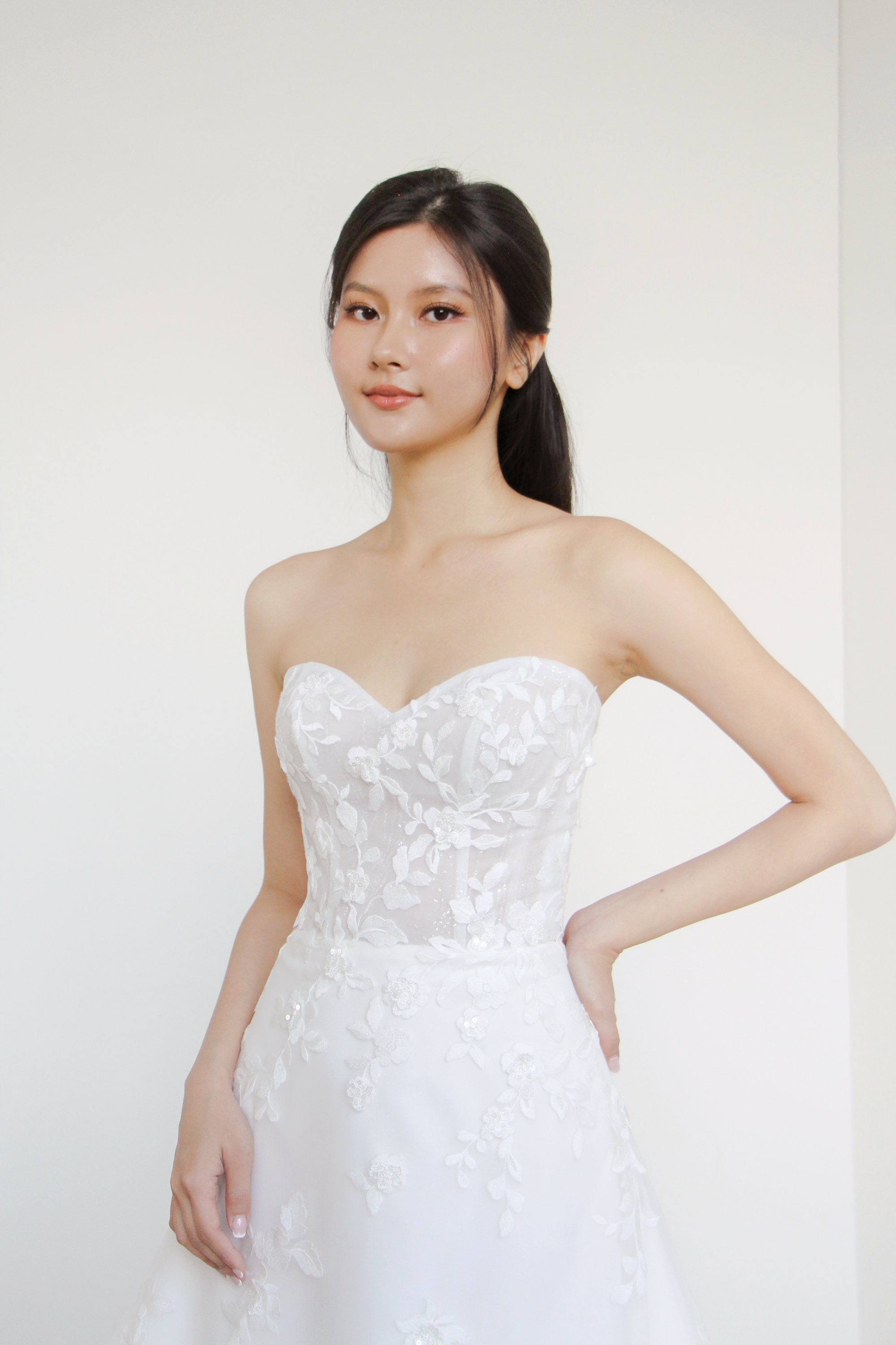 Alsa wedding gown recommended for The Alkaff Mansion