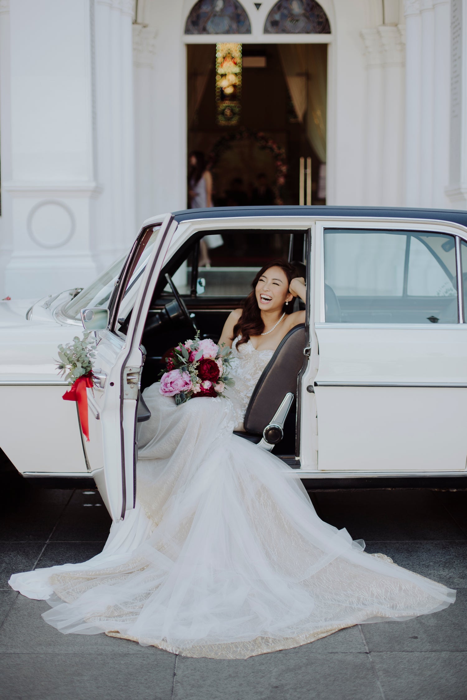 WeddingCrafters × AndroidsInBoots bridal package in Singapore featuring wedding gown rental, photography, videography and bridal makeup services.