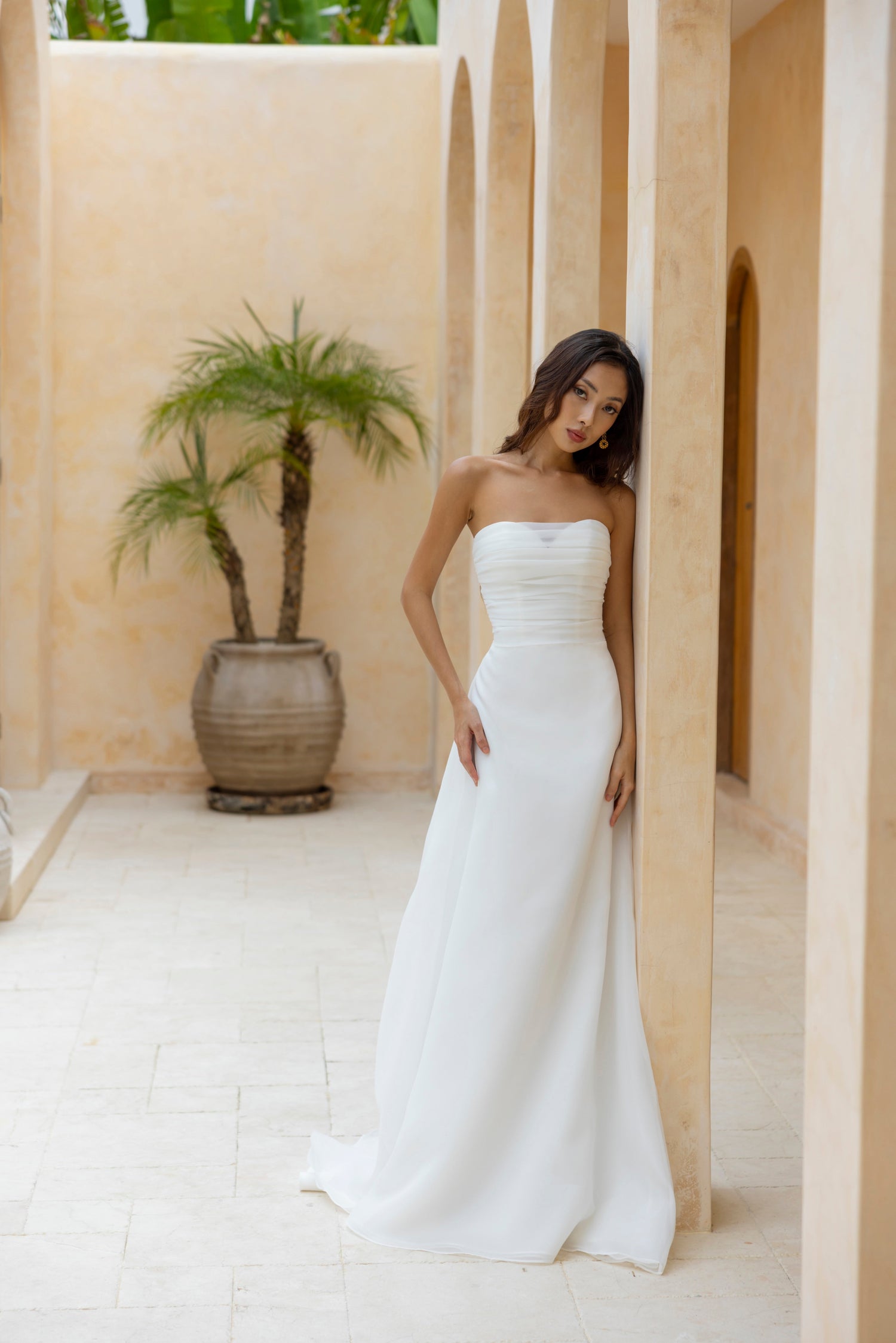 The Wolf & Lily minimalist ready-to-wear bridal gowns in Singapore