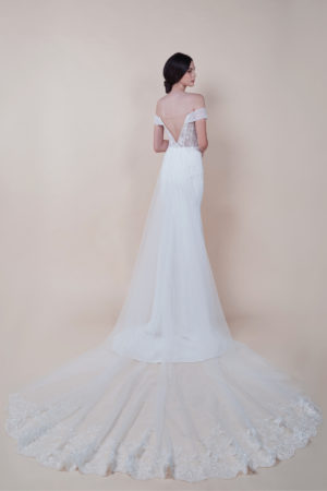 Ember-with-detachable-train-affordable-off-shoulder-Wedding-Gown-for-rent