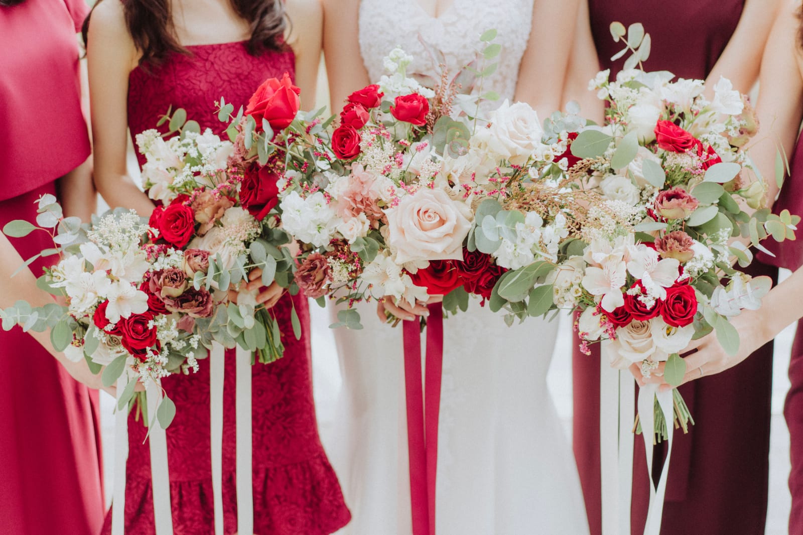 Simple Bridal Bouquet - Fav Florist Singapore